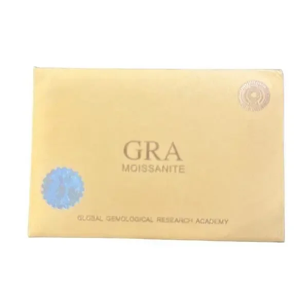 Moissanite Diamond Wedding Band Anniversary Ring GRA Certified